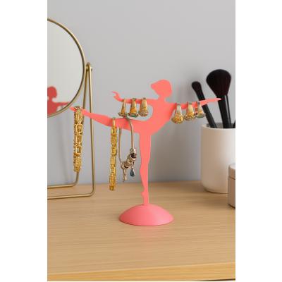 Dekoratif Balerin Tasarımlı Takı Standı, Düzenleyici, Yüzük/Küpe/Kolye/Takı Askılığı - Sert Plastik