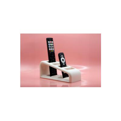 Kumanda Organizer Standı Uzaktan Kumanda Düzenleyici 4 TV Kumandalık Modern Beyaz