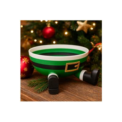 Noel Baba Şeklinde Kâse | 3D Baskı Christmas Santa Bowl – Yılbaşı Dekor & Şekerlik