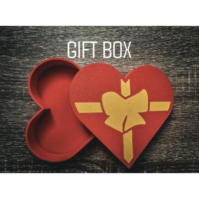 Özel Tasarım Kırmızı Kalpli Hediye Kutusu - Sevginizi Ölümsüzleştirin