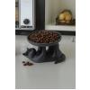 Dekoratif Siyah Kedi Sunumluk, Tabak, Süs, Şekerlik, Altlık – Modern Tasarım, Şık Masa Üstü Aksesuar