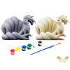 Ninetales Pokemon Kendi Biblonu Kendin Boya Seti - 3 Boyutlu Sevimli Biblolar + 5 Akrilik Boya ve Fırça Seti